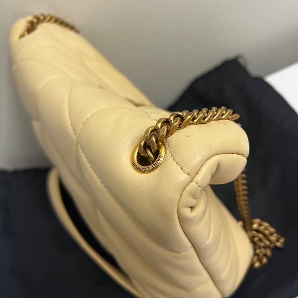 Saint Laurent Mini Puffer in Quilted Leather - Picture 10 of 17